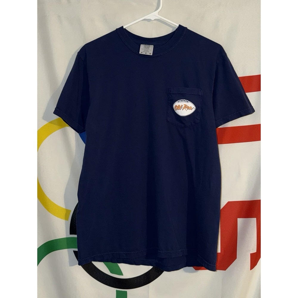 Comfort Colors Old Row Auburn Tigers T Shirt Medium Football